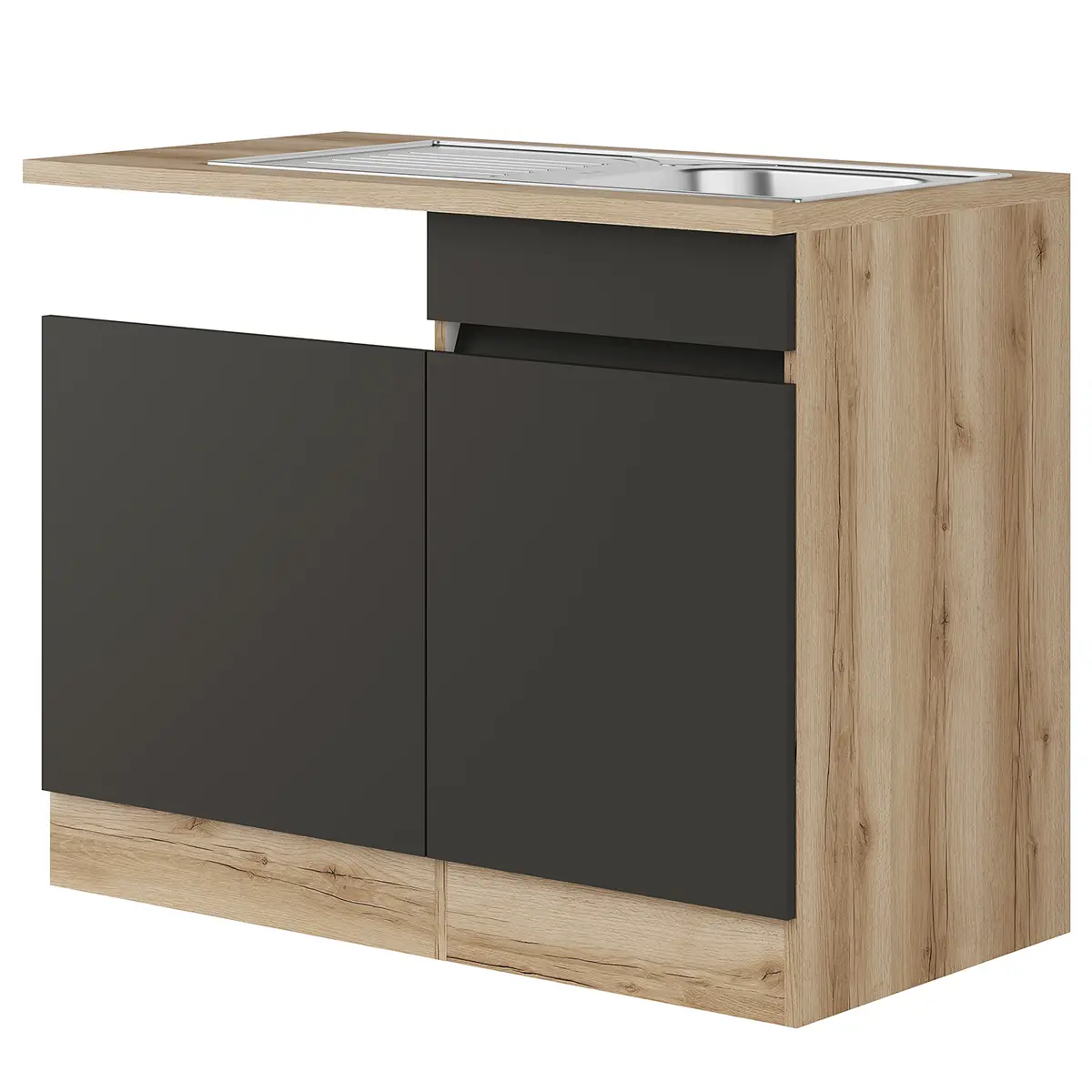Spülenunterschrank II | Schwarz