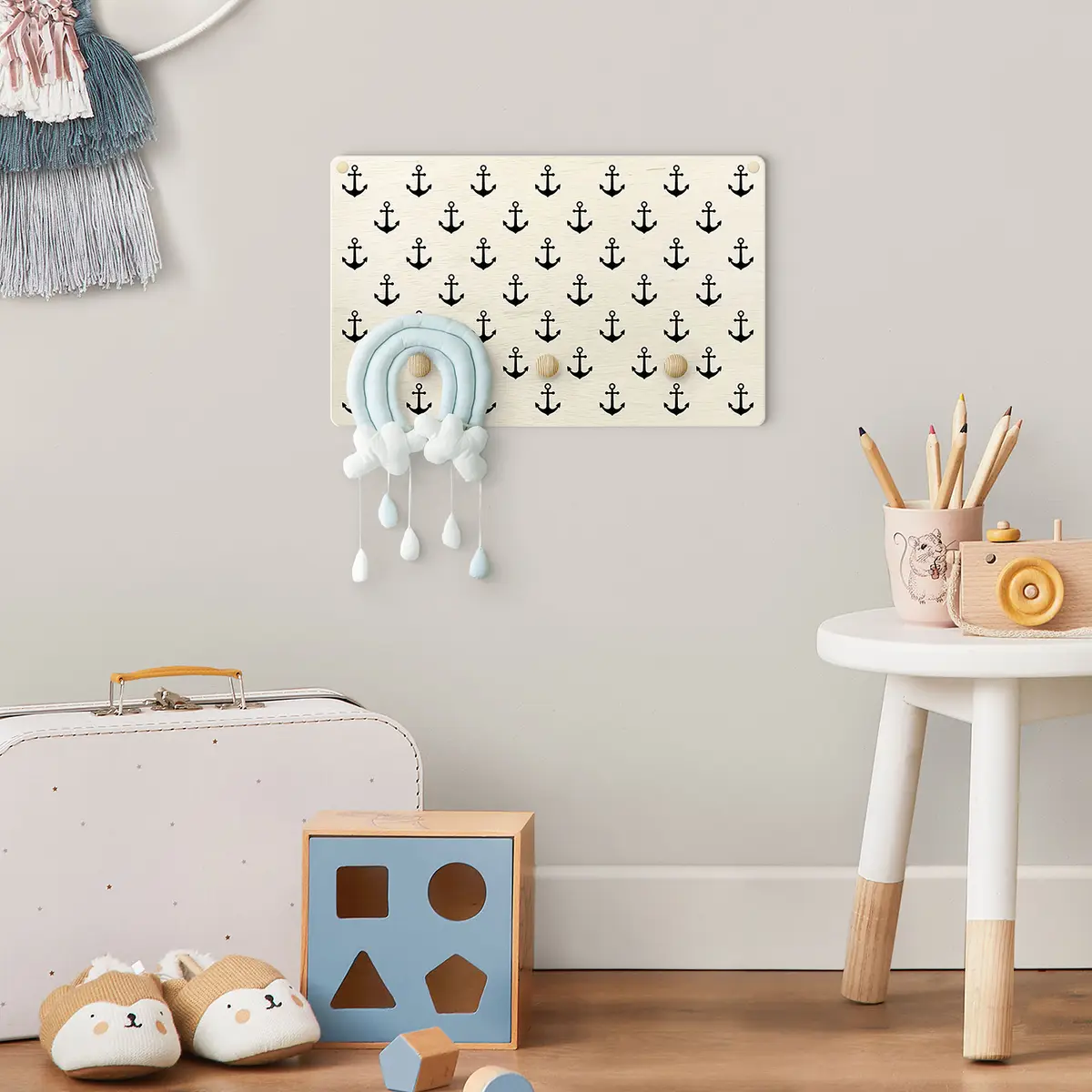 Kindergarderobe Anker | Mehrfarbig