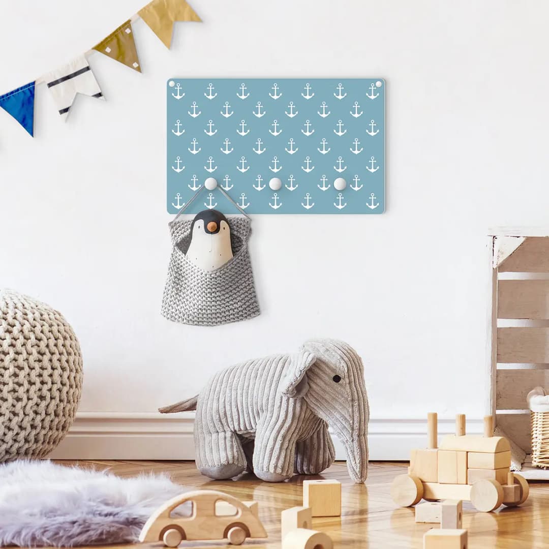 Kindergarderobe Anker | Blau
