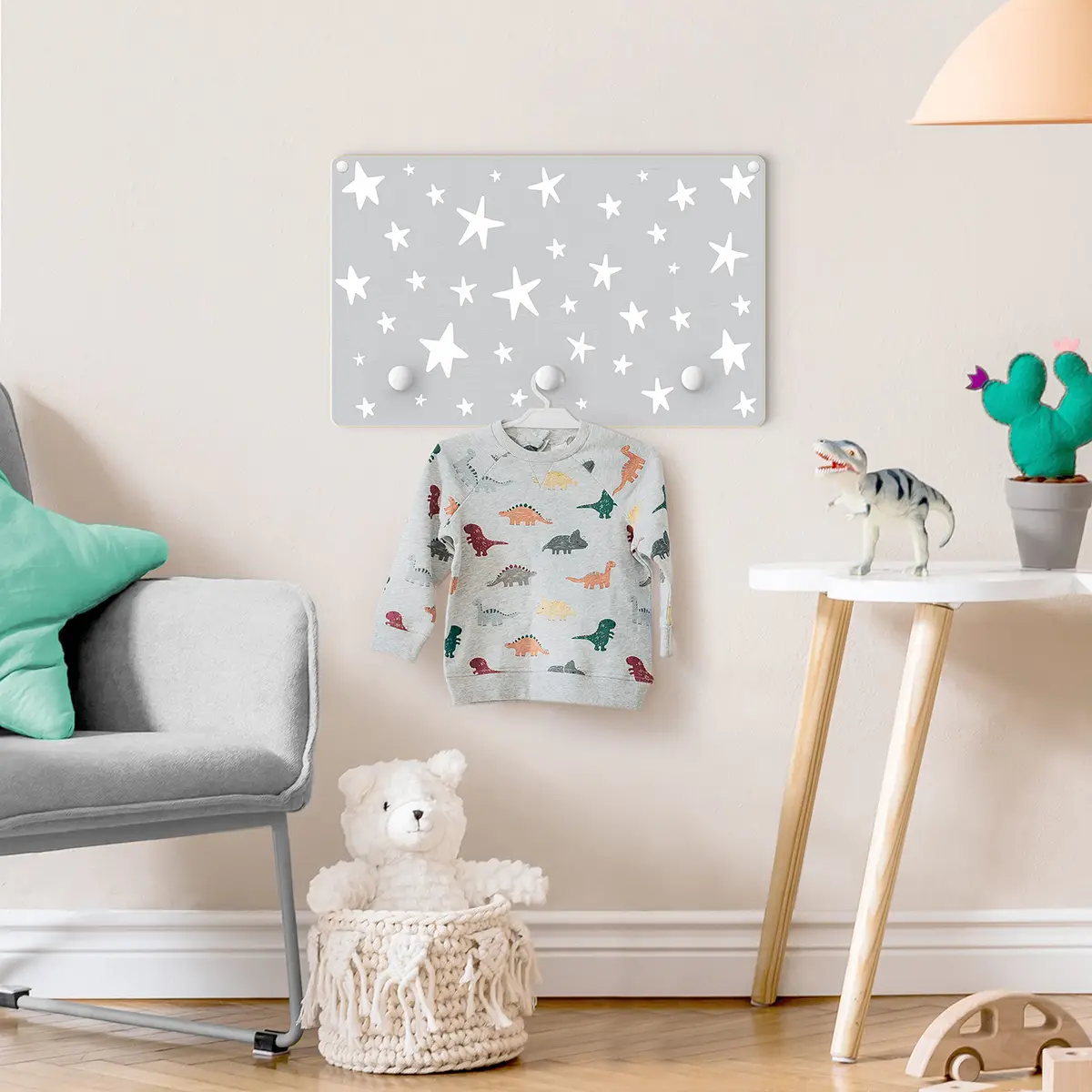 Kindergarderobe Sterne im Himmel | Mehrfarbig