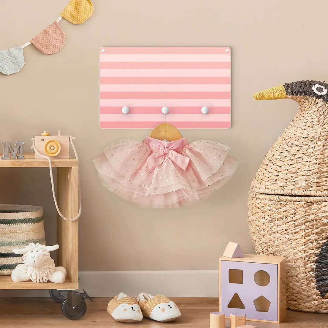 Kindergarderobe Querstreifen | Mehrfarbig