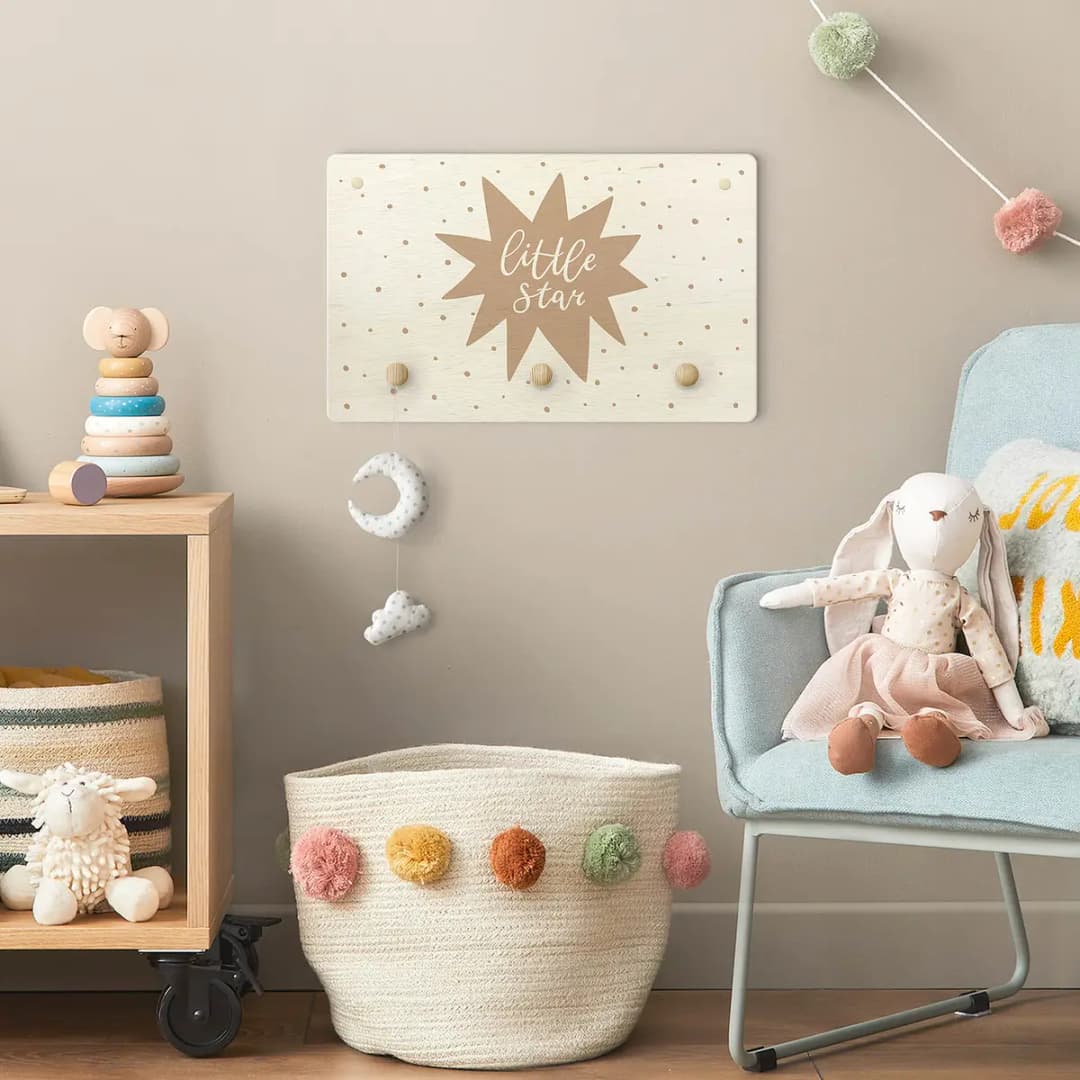 Kindergarderobe Little Star | Beige