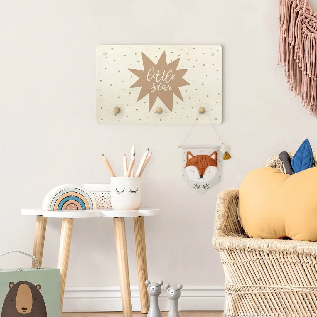 Kindergarderobe Little Star | Beige