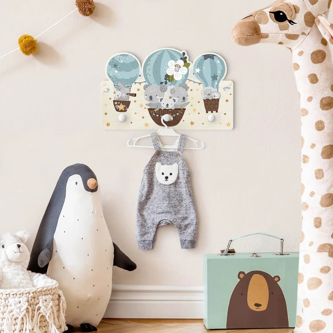 Kindergarderobe Tiefe | Blau