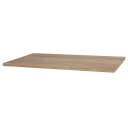 Tischplatte Napo 120cm Braun/Eiche Sägerau Dekor | Holztöne