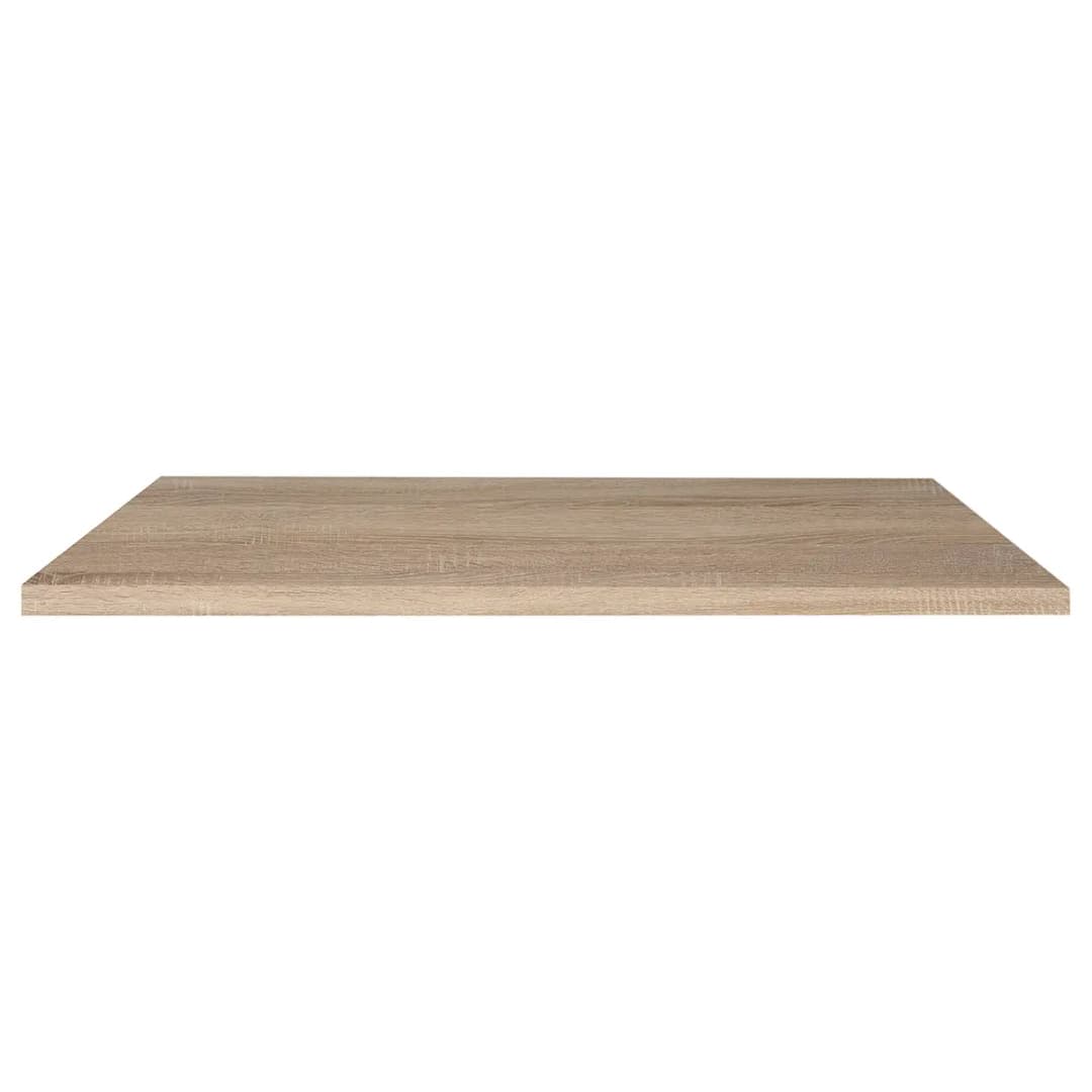 Tischplatte Napo 120cm Braun/Eiche Sägerau Dekor | Holztöne
