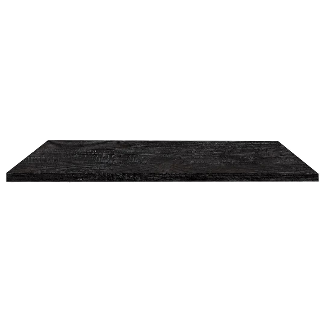 Tischplatte Napo 120cm Schwarz/Esche Schwarz Dekor | Holztöne