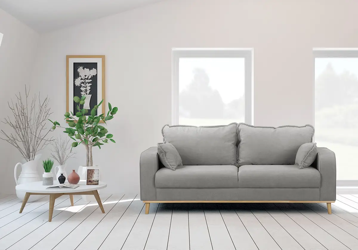 Sofa Nante 3-Sitzer | Grau
