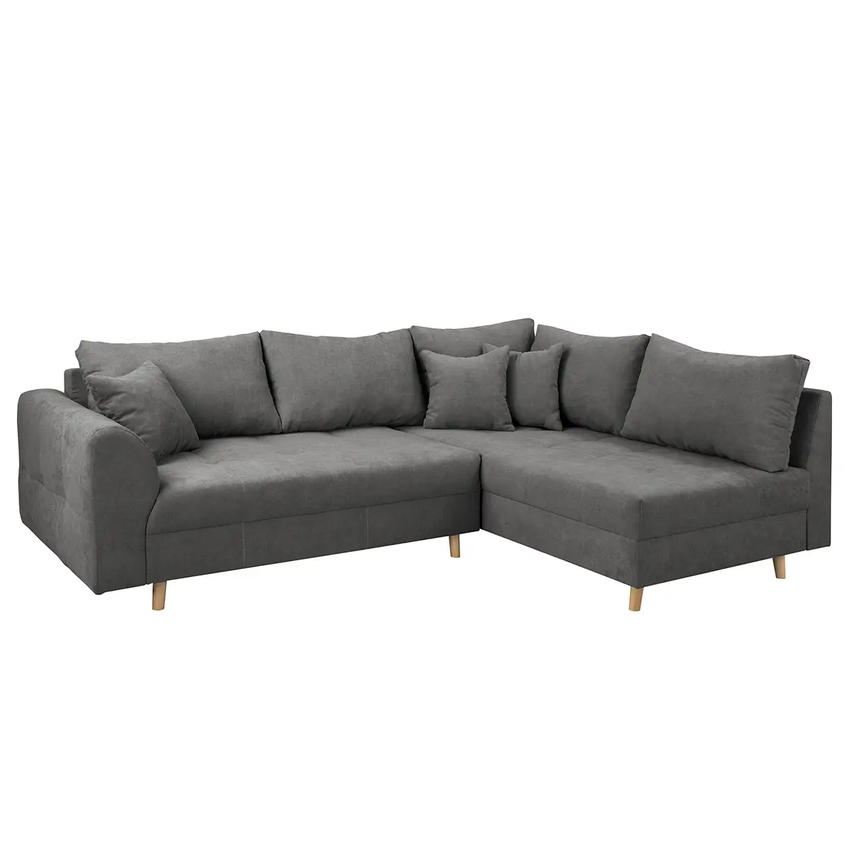 Ecksofa Meyford | Grau