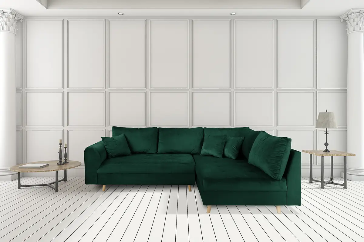 Ecksofa Meyford | Grün