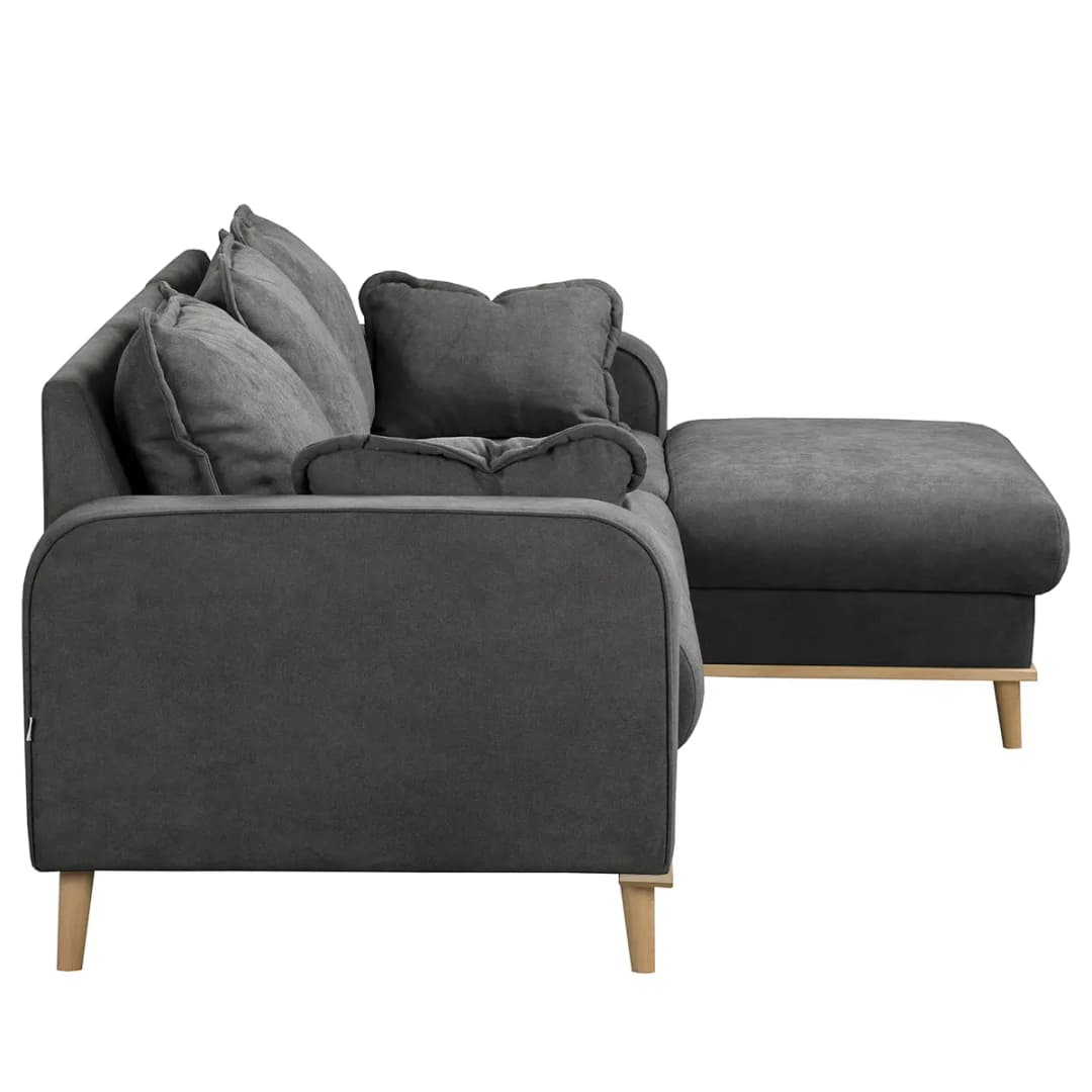 Ecksofa Nante | Grau
