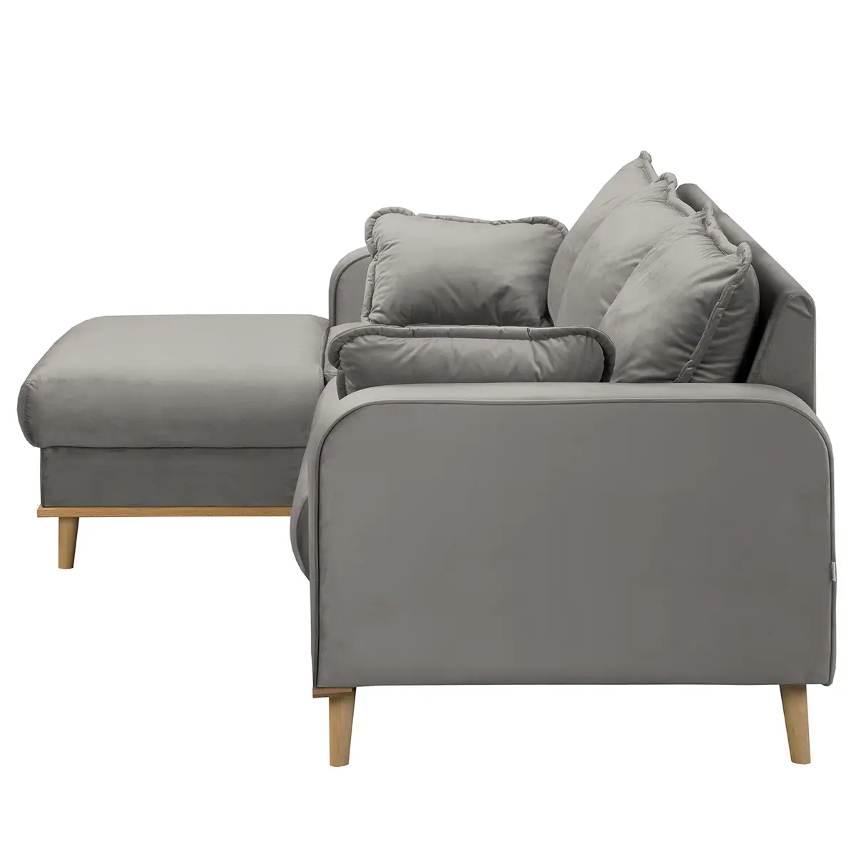 Ecksofa Nante | Grau
