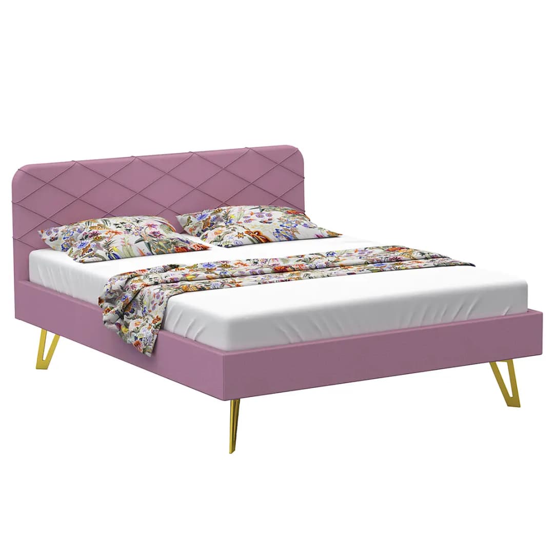 Polsterbett Jesolo | Pink