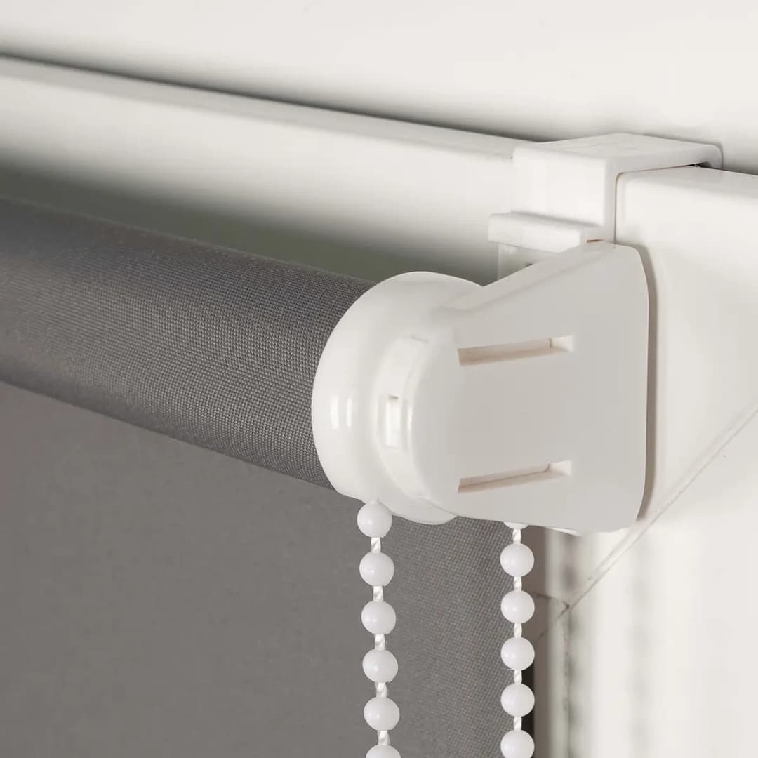 Klemmfix Thermo-Rollo Win Verdunkelnd | Grau