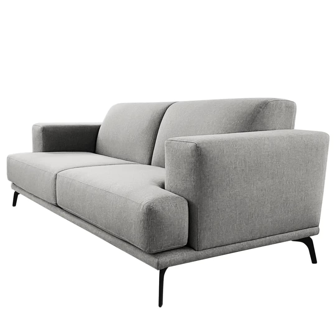 Sofa Asia 2,5-Sitzer | Silber