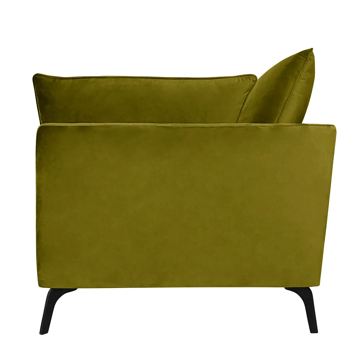 Sofa Gobabis 3,5-Sitzer Grün Samt Ravi | Grün