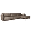 Ecksofa Frederike | Braun