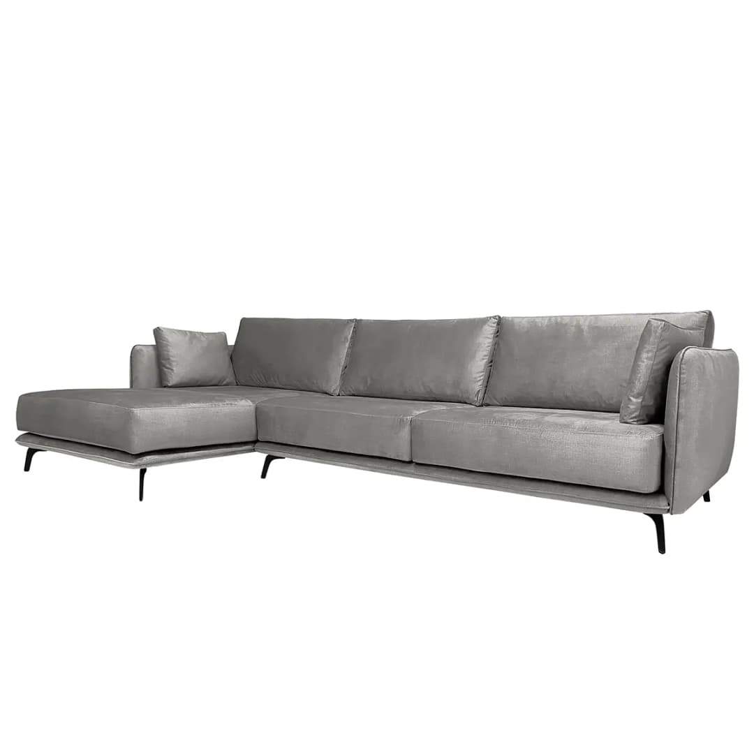 Ecksofa Frederike | Grau