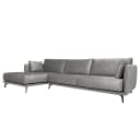 Ecksofa Frederike | Grau