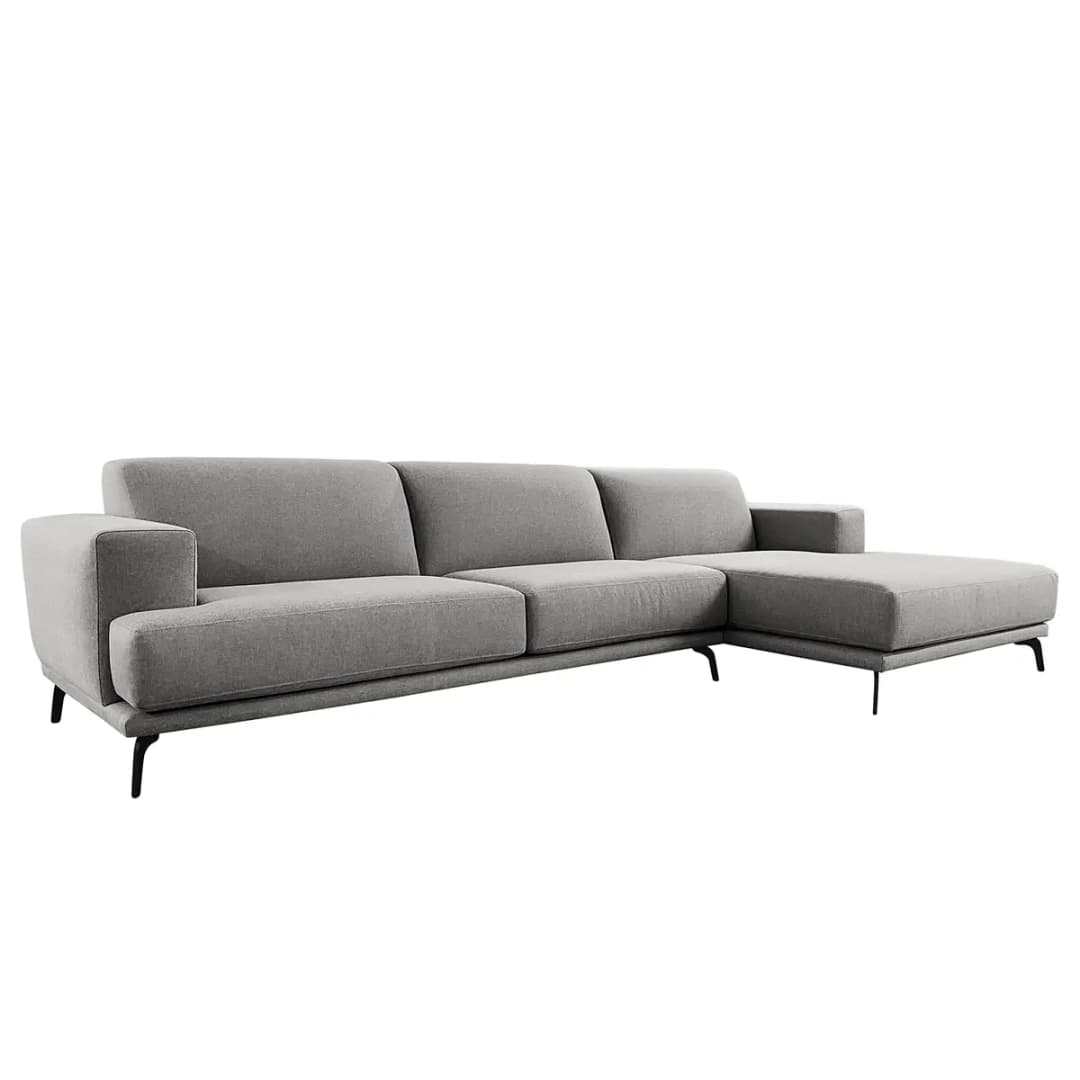 Ecksofa Asia | Grau