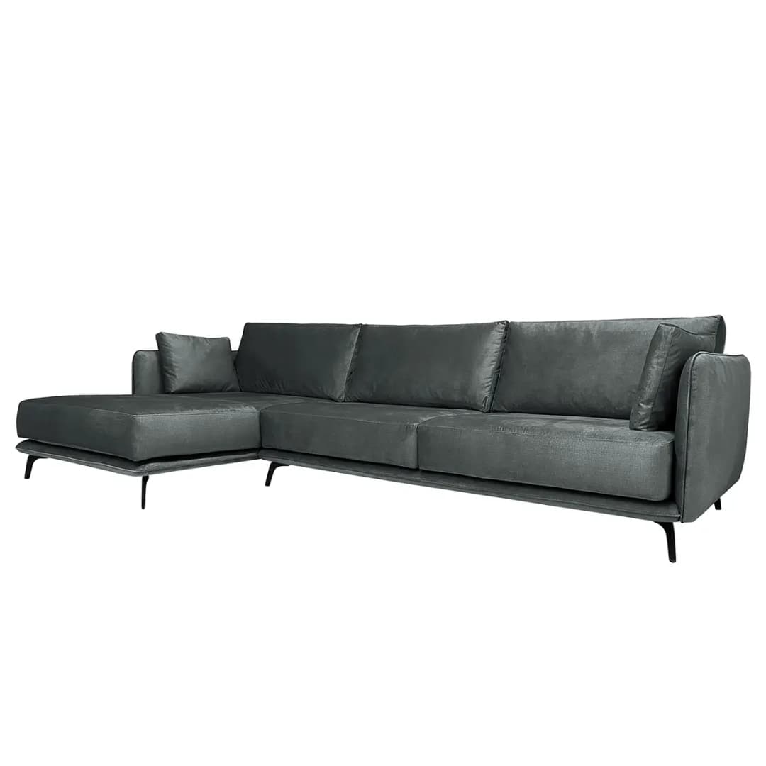 Ecksofa Frederike | Grau