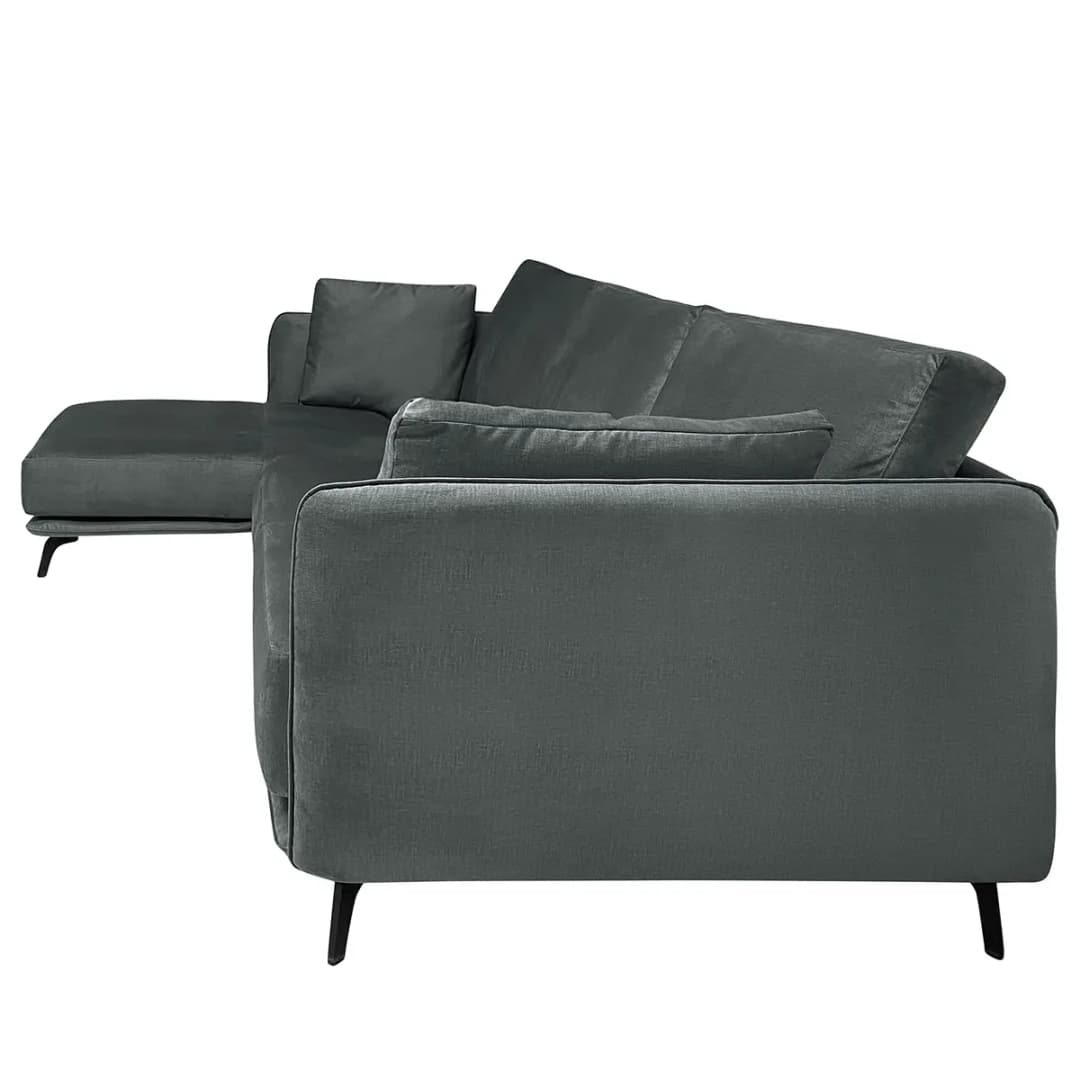 Ecksofa Frederike | Grau