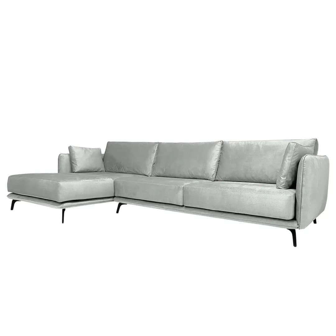 Ecksofa Frederike | Grau