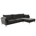 Ecksofa Gobabis | Grau