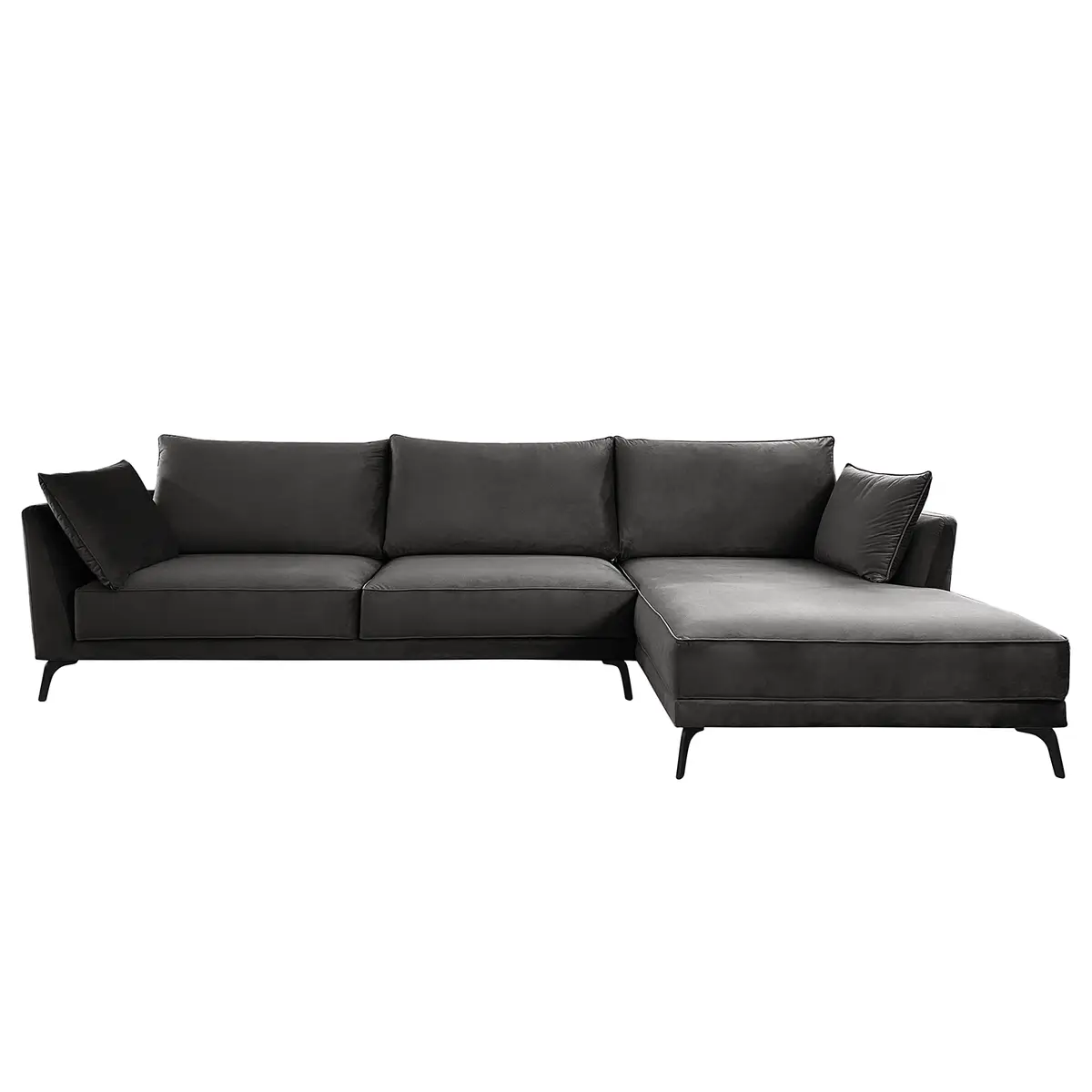 Ecksofa Gobabis | Grau