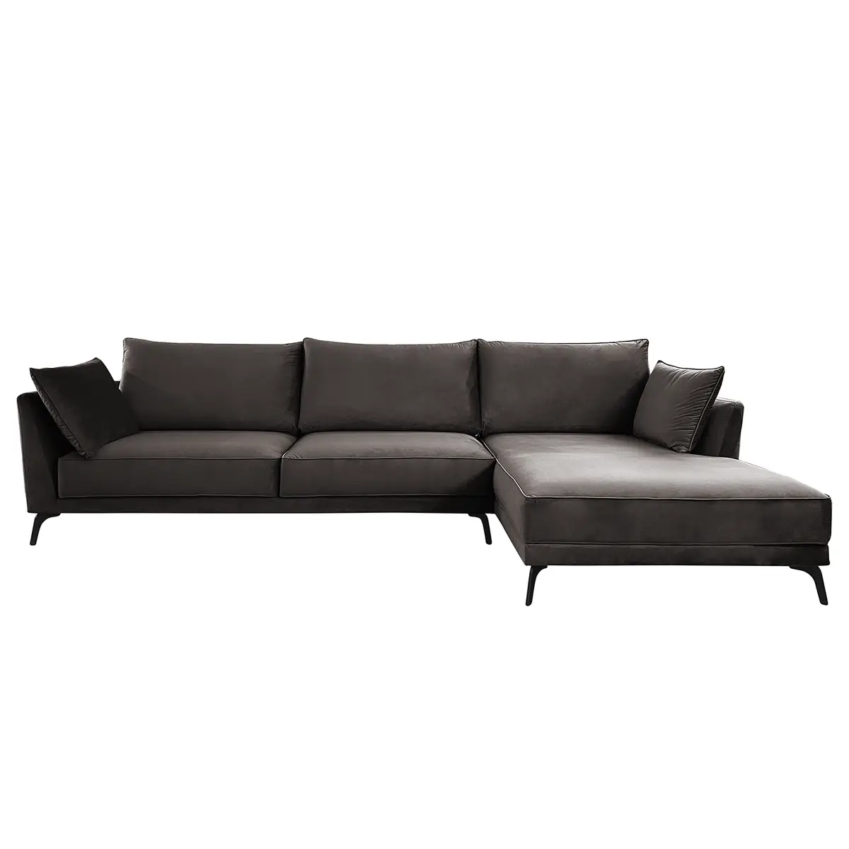 Ecksofa Gobabis | Grau