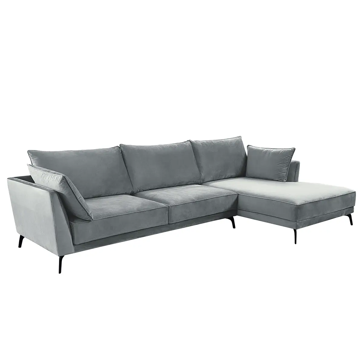 Ecksofa Gobabis | Grau
