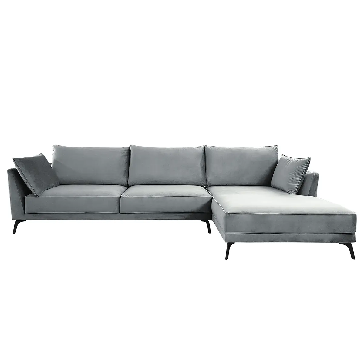 Ecksofa Gobabis | Grau