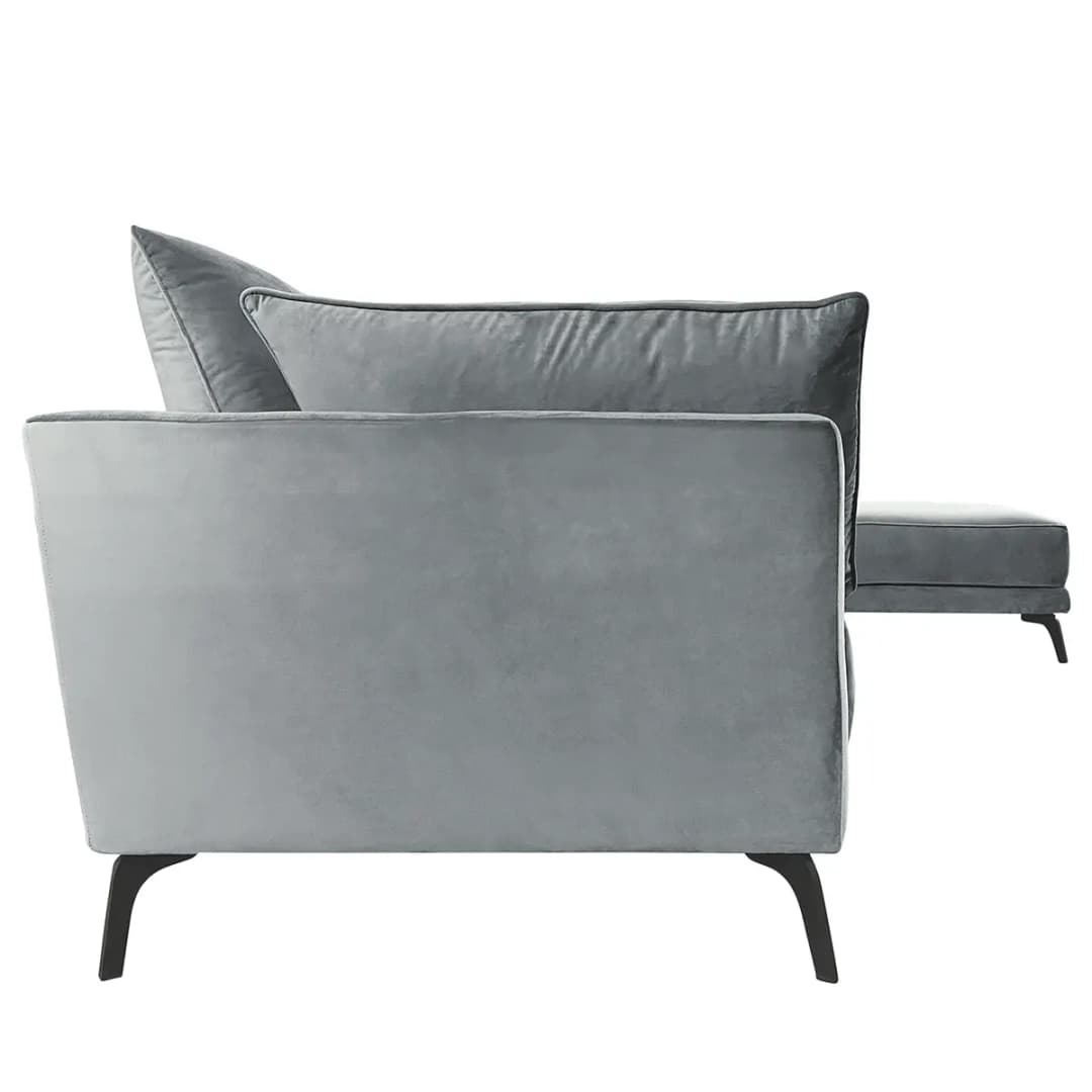 Ecksofa Gobabis | Grau