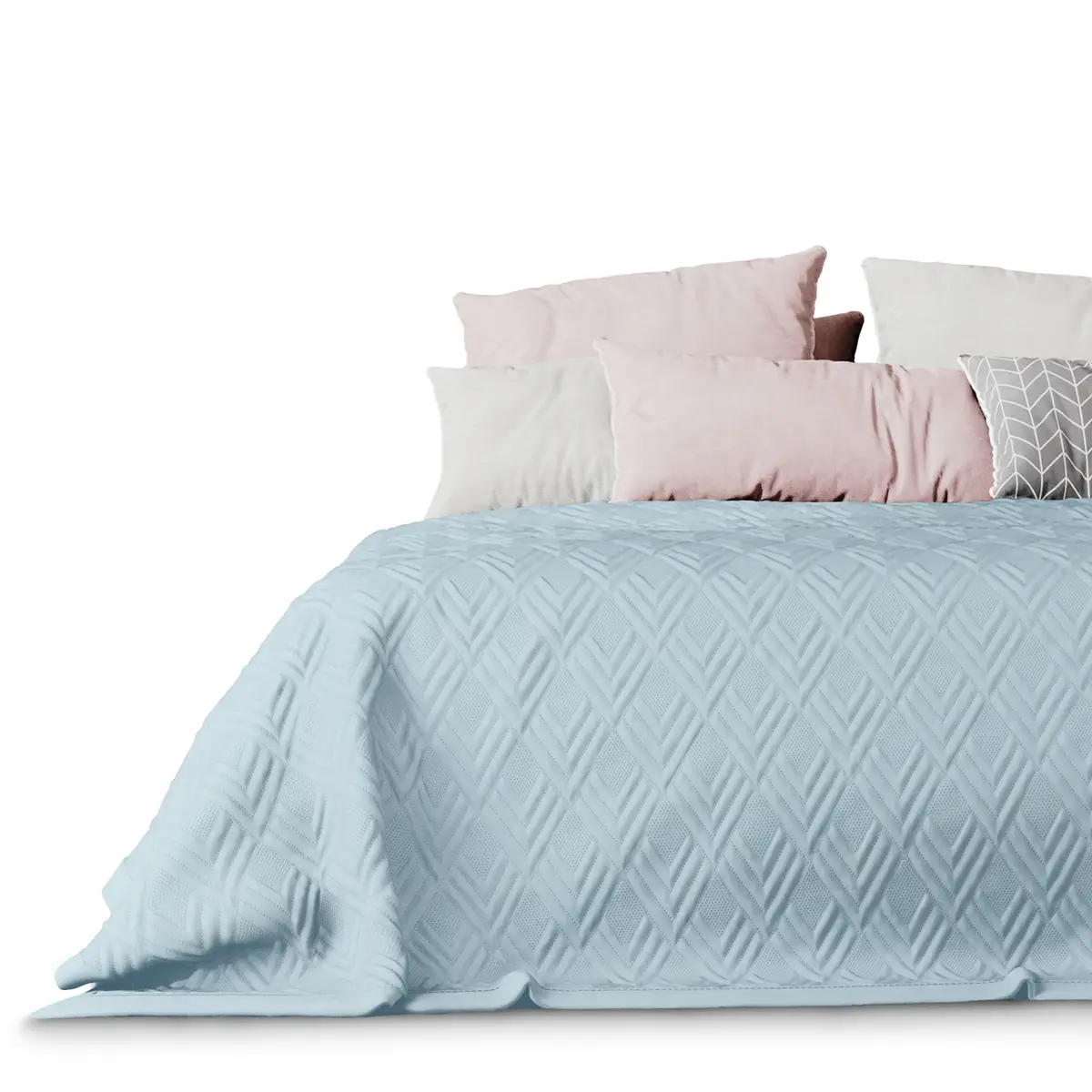 Tagesdecke Helia 260 x 280cm Blau | Blau