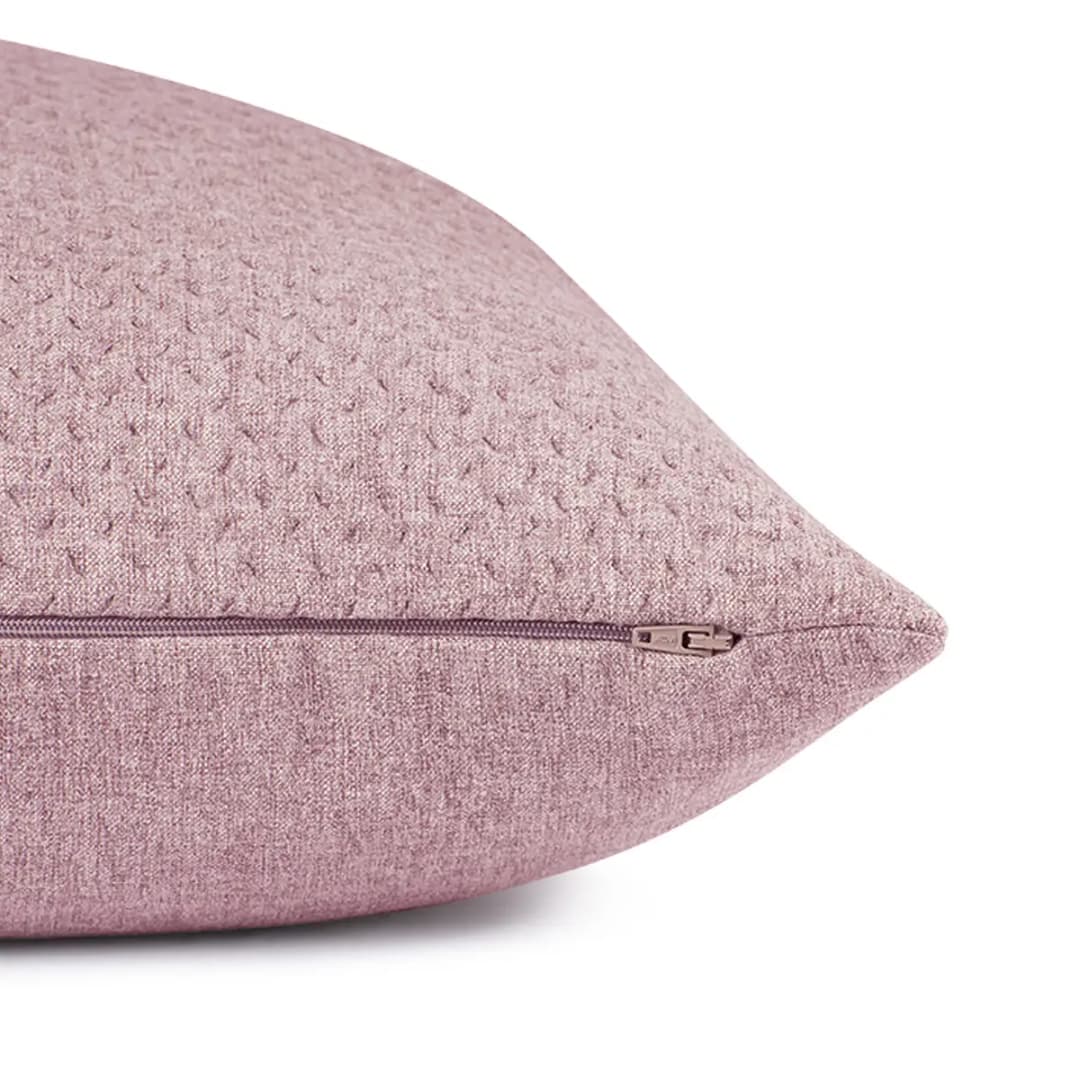 Kissenbezug Pink/Rosa 60 x 60cm Webstoff | Rosa