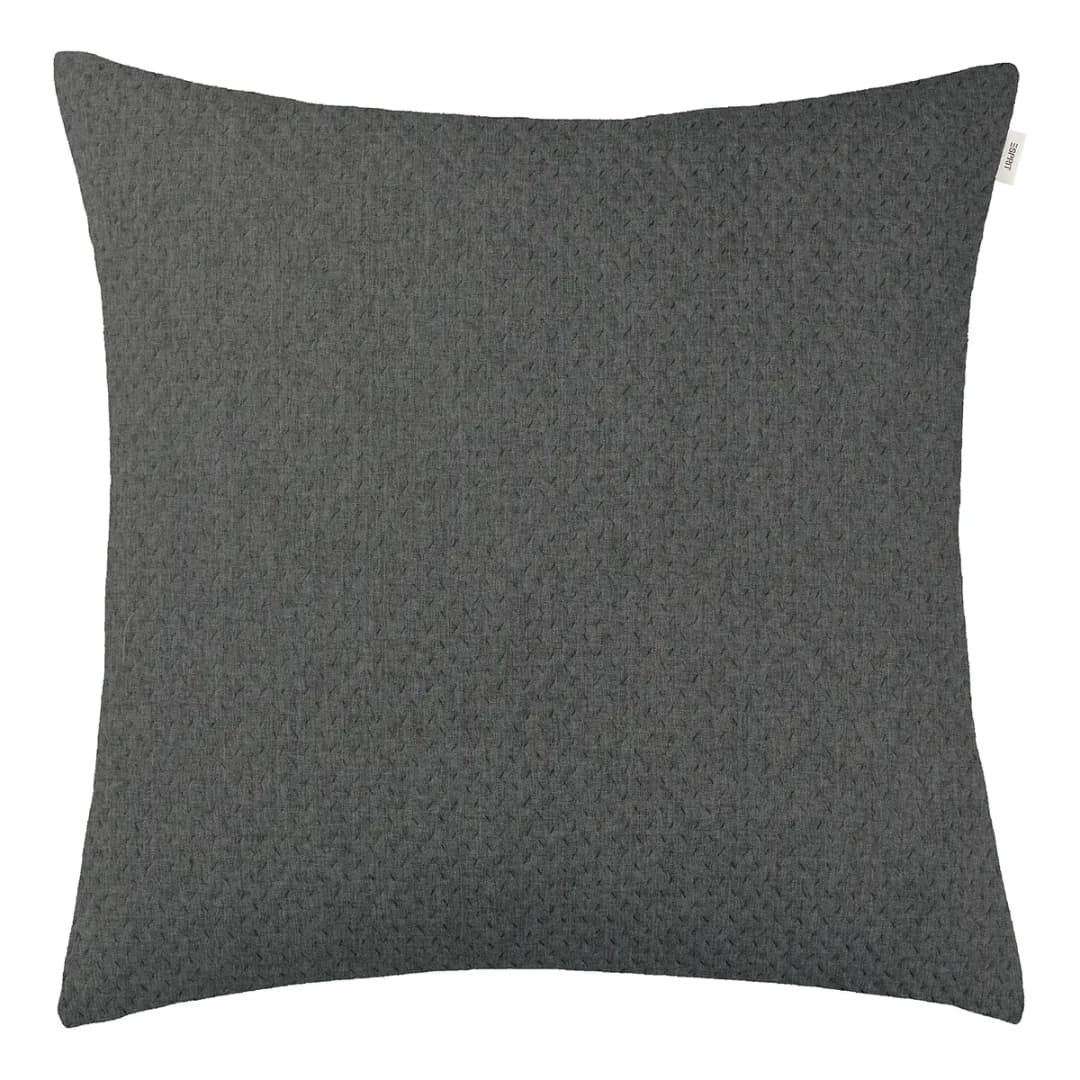 Kissenbezug Grau/Dunkelgrau 60 x 60cm Polyester | Grau