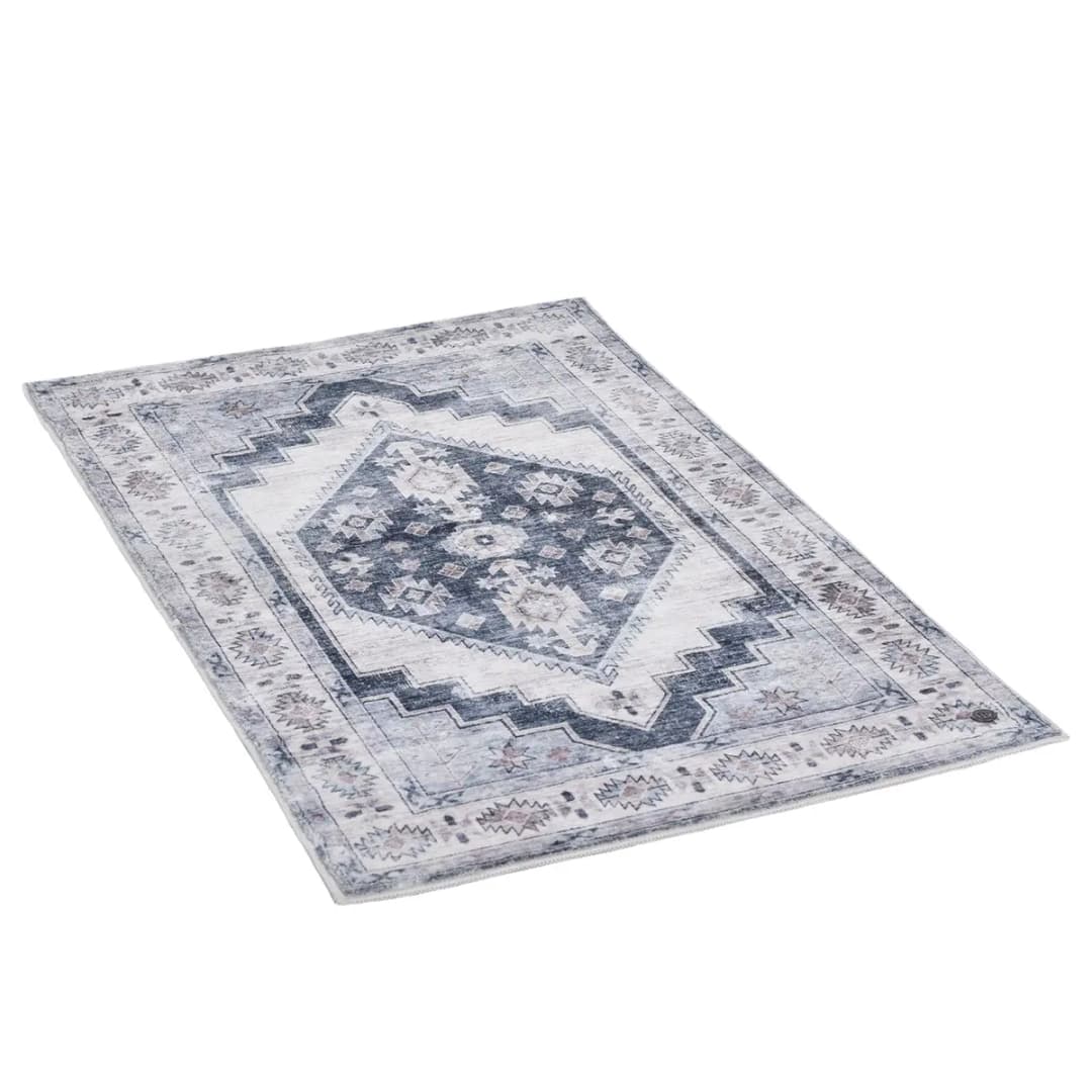 Badteppich Oriental Five 70 x 120cm Grau | Grau
