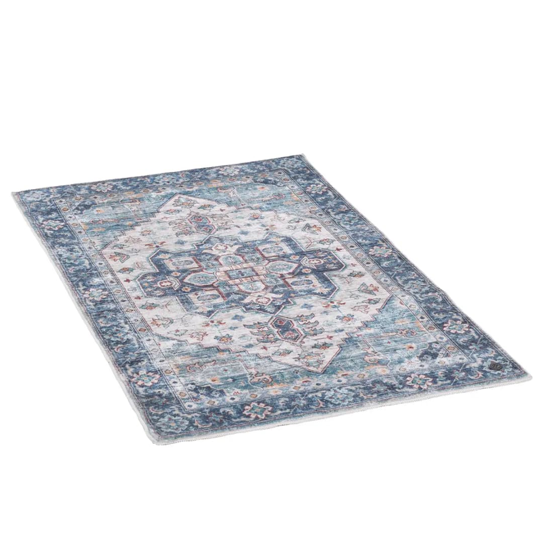 Badteppich Oriental Two 70 x 120cm Türkis | Türkis