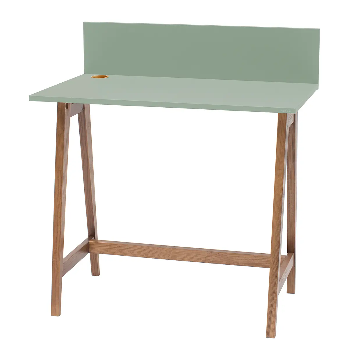 Schreibtisch Ophelia 85cm Braun/Mintgrün | Braun