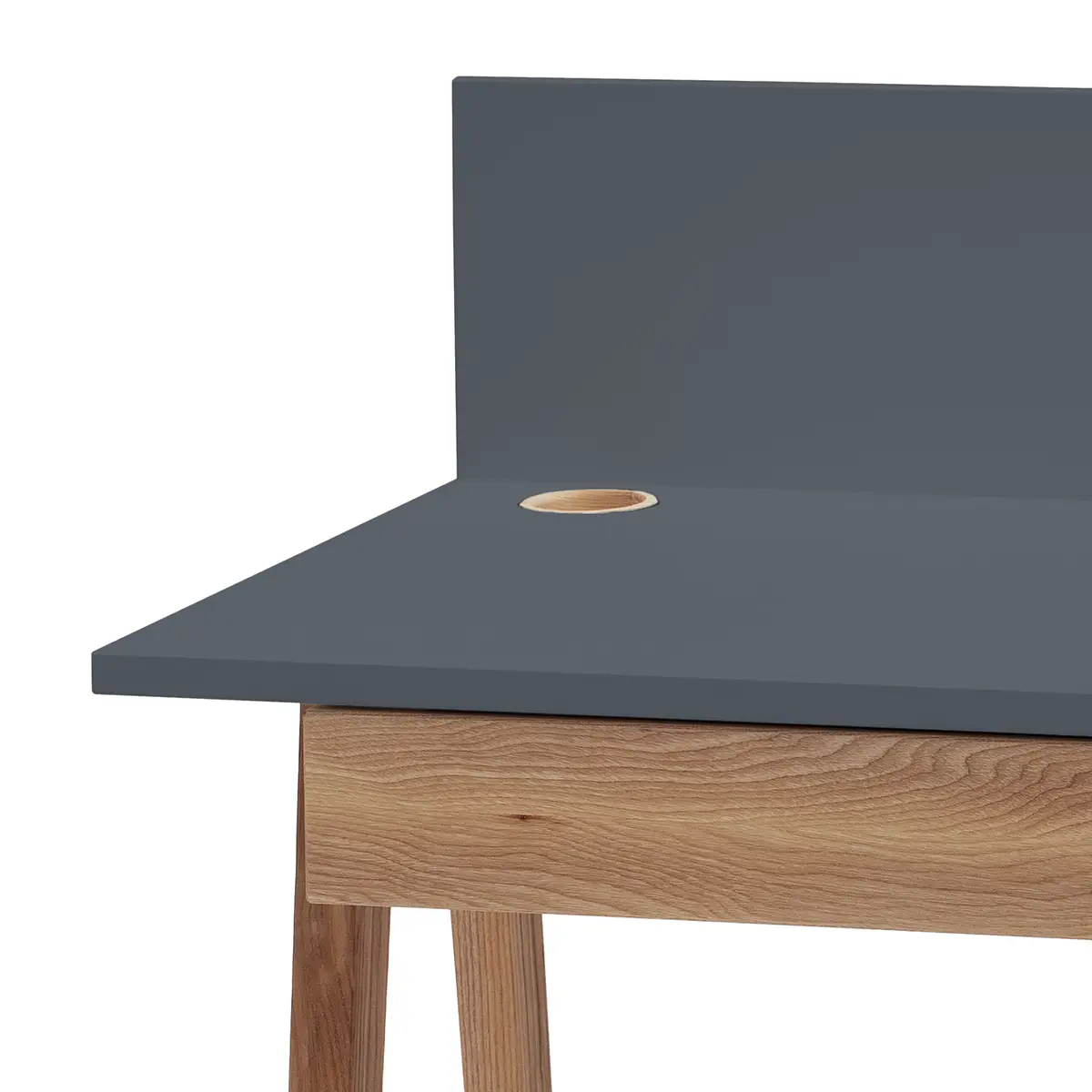 Schreibtisch Ophelia II 65cm Grau/Graphit | Grau