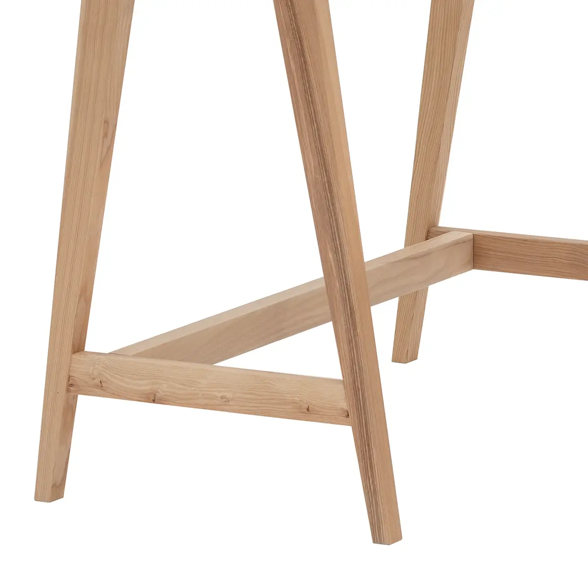 Eckschreibtisch 135cm Schublade links Braun/Sandgrau | Braun