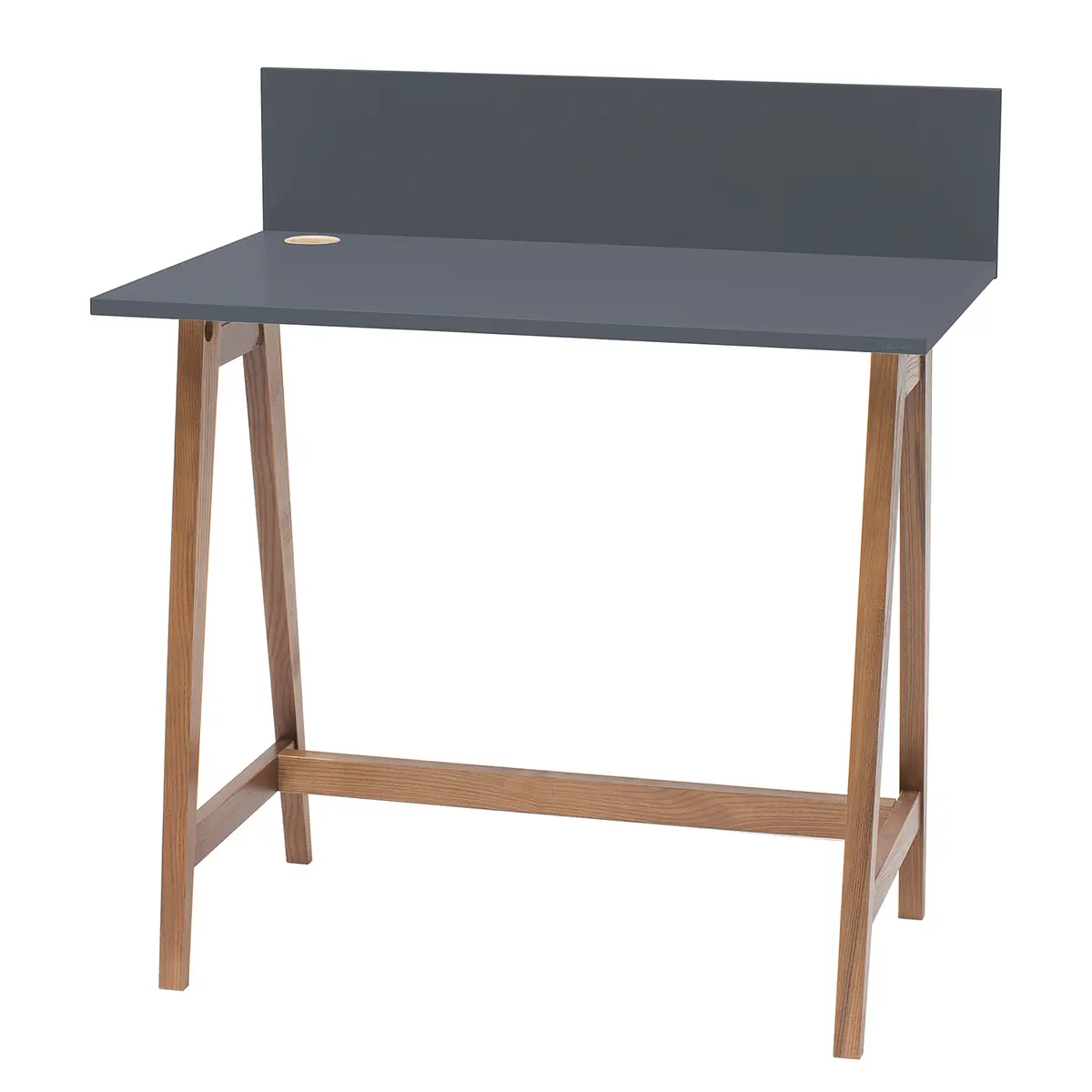Schreibtisch Ophelia 85cm Grau/Graphit | Grau