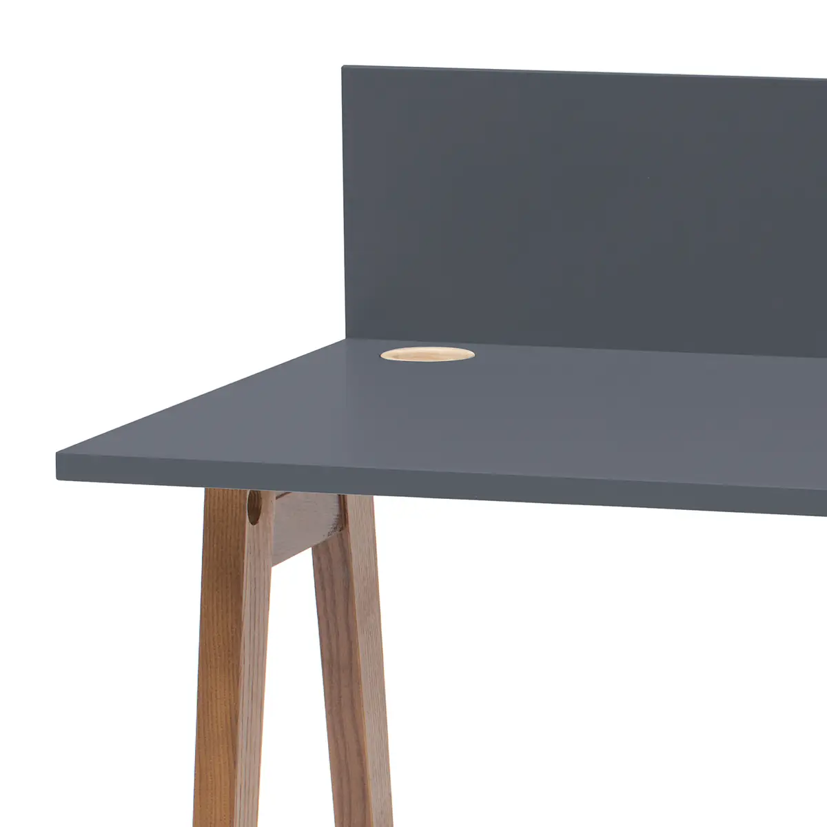 Schreibtisch Ophelia 85cm Grau/Graphit | Grau