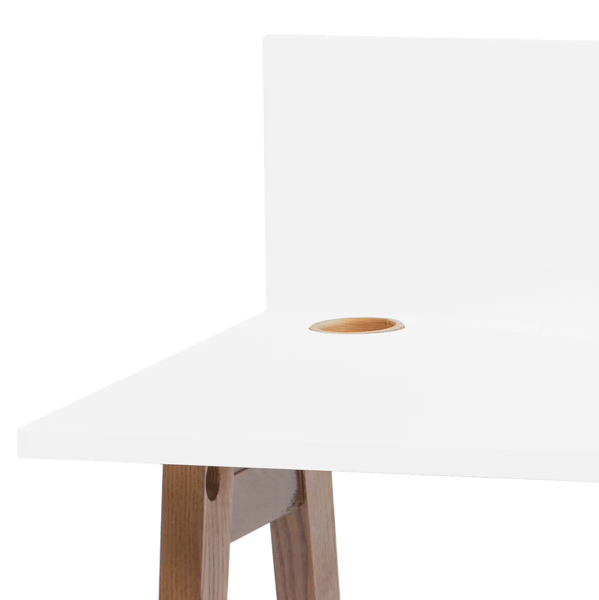 Schreibtisch Ophelia 65cm Weiß/Weiß | Weiß