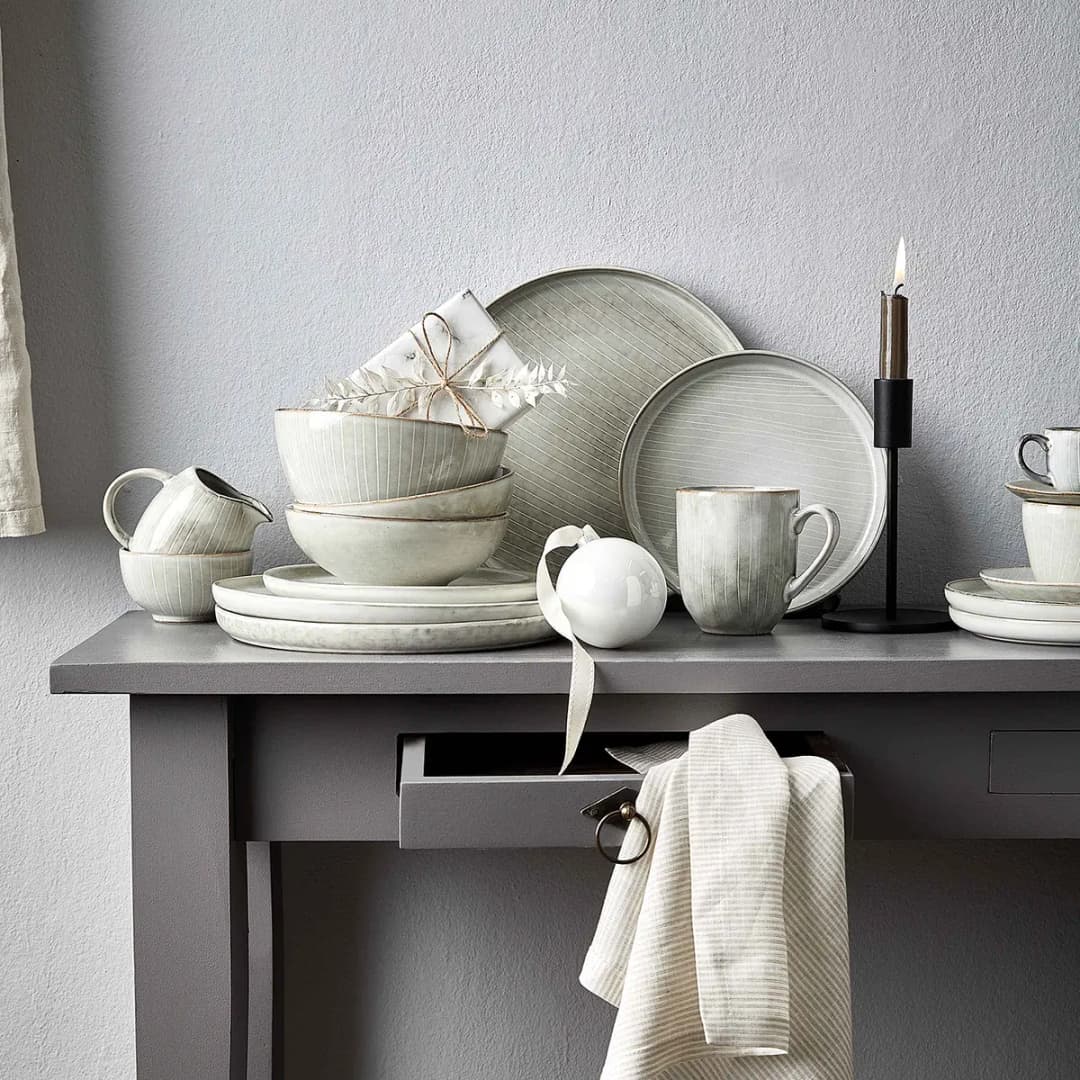 Schale Ø 17cm Grau/Grau | Grau