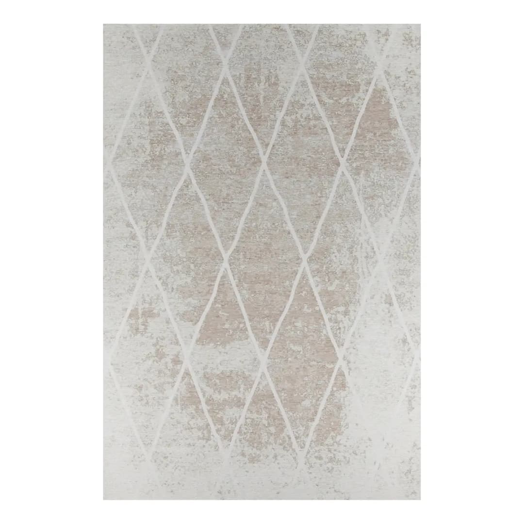 Kurzflorteppich Fine Lines | Beige