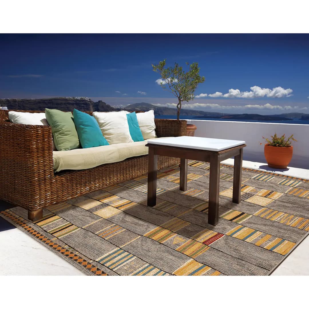 Kurzflorteppich Aurora 040 Grau 120 x 180cm Mischgewebe | Grau