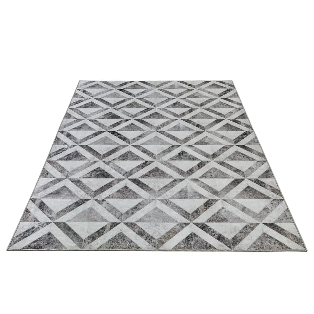 Kurzflorteppich Serena II Grau 80 x 150cm | Grau