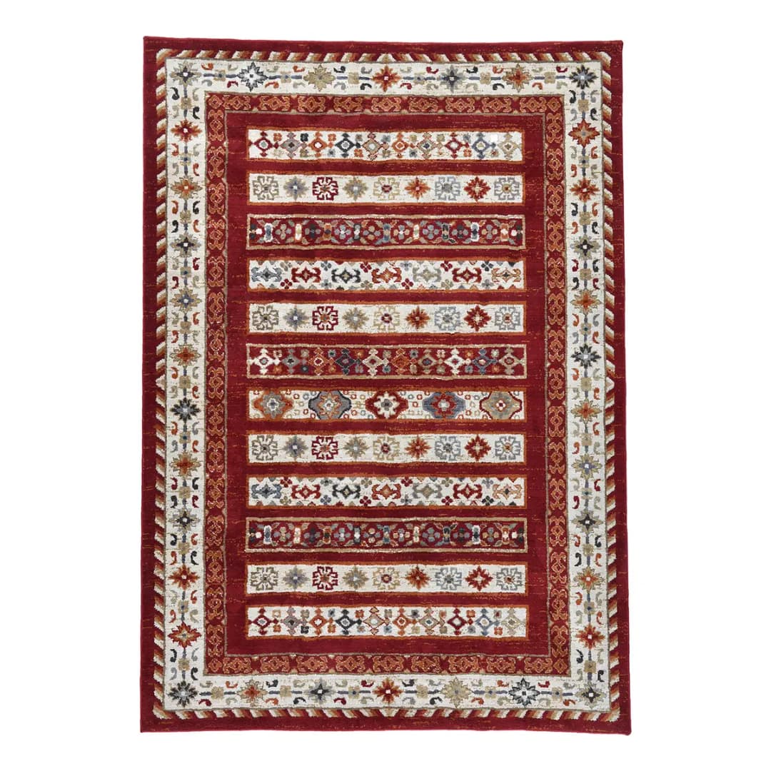 Kurzflorteppich Fasa I Rot 50 x 80cm | Rot