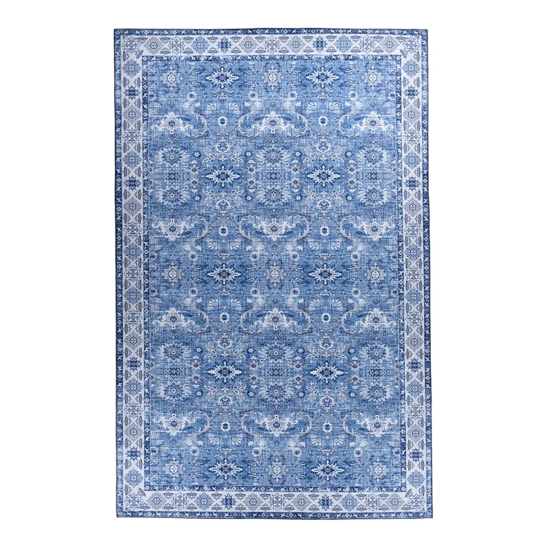 Kurzflorteppich Cecilia 070 | Blau